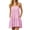 Pink, variant on XuJwPNcy Womens Dresses Summer Sleeveless Striped Mini Dress Square Neck Loose Fit Dresses Ladies Lounge Pockets Clothes