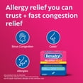 thumbnail image 5 of Benadryl Allergy Plus Congestion Ultratabs Allergy Medicine, 24 Count, 5 of 11