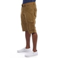 thumbnail image 3 of X RAY Mens Cargo Shorts Camo and Solid Colors 12.5" Inseam Knee Length Classic Fit Multi Pocket, Corner Twill Taped Back Pocket - Brown, 50 Big, 3 of 9