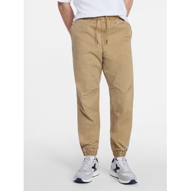 No Boundaries Twill Jogger Pants, Men's XS-5XL