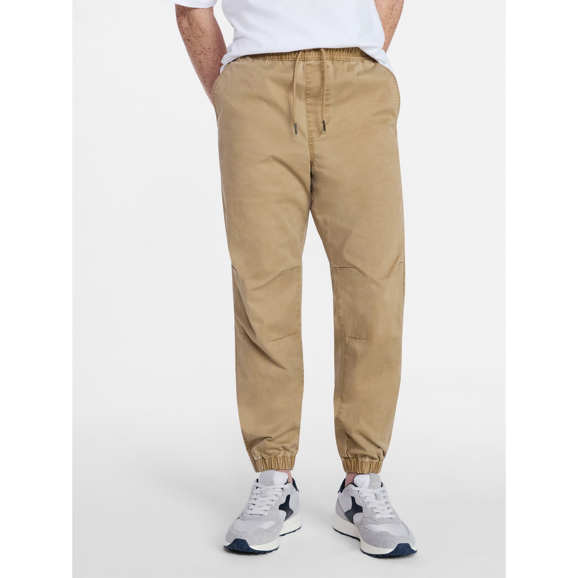 No Boundaries Twill Jogger Pants, Men's XS-5XL