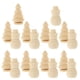 thumbnail image 2 of 20PCS DIY Wooden Christmas Ornaments Blank Snowman Tree Craft Decor for Holiday Creative Projects and Decorations Making, 2 of 5