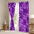 thumbnail image 3 of Homewish Cheetah Print Blackout Curtains, Purple Leopard Print Curtains Pack of 2 (42x84 Each), 3 of 5