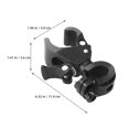 thumbnail image 2 of WRITWAA 2Pack Torch Bracket Plastic Black Ideal For Night Riding Safety, 2 of 8