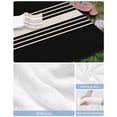 thumbnail image 6 of Black Beige Striped Beach Towels Oversized Super Absorbent, Modern Farmhouse Retro Lines Lightweight Bath Towel Quick Dry Sets For Bathroom/Pool/Rv Camping/Beach Play/Gym Room/Picnic 35"x70", 6 of 8