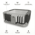 thumbnail image 7 of Wave Pacific 6-Person Inflatable Hot Tub | Integrated Eco Heater | 130 Aquajet Massage System | Anti-Freeze Protection | Quick 15-Minute Setup | Navy, 7 of 7