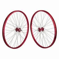 Se Bikes J24SG Wheelset 29in B/O 3/8inx100-110mm FW Rim Brake Clincher Red 36H