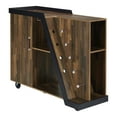 thumbnail image 4 of Furniture of America Ando Wood Buffet with Casters in Light Hickory Brown, 4 of 5