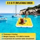 thumbnail image 1 of Tuspuzz Plataforma Hinchable 2,5 x 2 m Plataforma Inflable Flotante 8 x 6 Pies Plataforma Flotante Hinchable para 3-4 Personas Plataforma de Natación Inflable con Bombas Electrica y Manual Barco Yate, 1 of 9