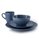 thumbnail image 2 of Vajilla Moderna De Cerámica Chefmaker Modelo Tahoe Para 4 Personas 16 Piezas Color Azul, 2 of 6