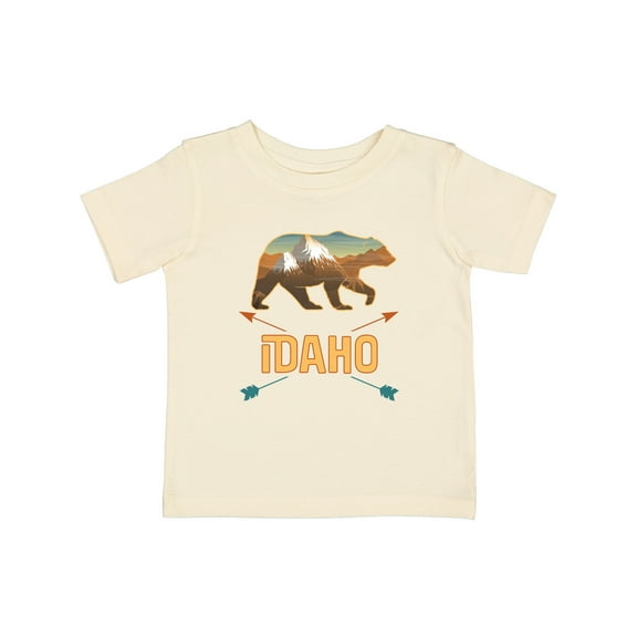 Inktastic Idaho Vacation Bear Silhouette Boys or Girls Baby T-Shirt