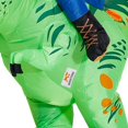 thumbnail image 3 of DeeKom Halloween T-rex Inflatable Adult Costume, Blow up Dinosaur Rider Costume for Men/Women, 3 of 7