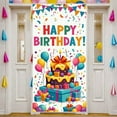 thumbnail image 6 of Colorful Banner Cake Theme Birthday Party Banner Balloon Decor Gift Elements Celebration Banner for Birthday Party Kids Party Indoor Celebration, 6 of 9