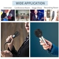 thumbnail image 6 of 200 Pcs Disposable Microphone Cover Non-Woven Handheld Microphone Windscreen Protective Cap for Recording Room, KTV and Any Shared Environment (Black), 6 of 6