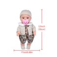thumbnail image 2 of 12 Inches Reborn Doll Vinyl Silicone Newborn Rebirth Doll Handmade Lifelike Toy Simulation Toy Model Gift, 2 of 5