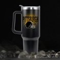 thumbnail image 2 of Pittsburgh 40 OZ Tumbler Cup Gifts for Men Women Insulated Stainless Steel Coffee Travel Mug with Lid and Straw, 2 of 6