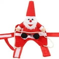 thumbnail image 2 of JUNWELL Christmas Santa Claus Pet Dog Fancy Dress Jacket Coat Costume Outfit Clothes, L, 2 of 5