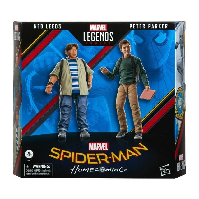 Figura Peter Parker y Ned Leeds Hasbro Marvel Legends Series 6 Pulgadas