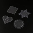 thumbnail image 2 of ZOYONE 4Pcs Diy Transparent Shape Puzzle Template For 2.6mm Hama Beads Perler Beads, 2 of 10
