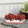 thumbnail image 3 of LOLIPPYY 2pcs Rectangular Water Tray for Plants Reusable Plant Pots Saucers Indoor and Outdoor Planter Plates Drip Tray for Potted Plants, 3 of 7