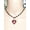 AQ3586color, variant on Sacred Heart Necklace Black Heart Shape Necklace Gothic Jewelry