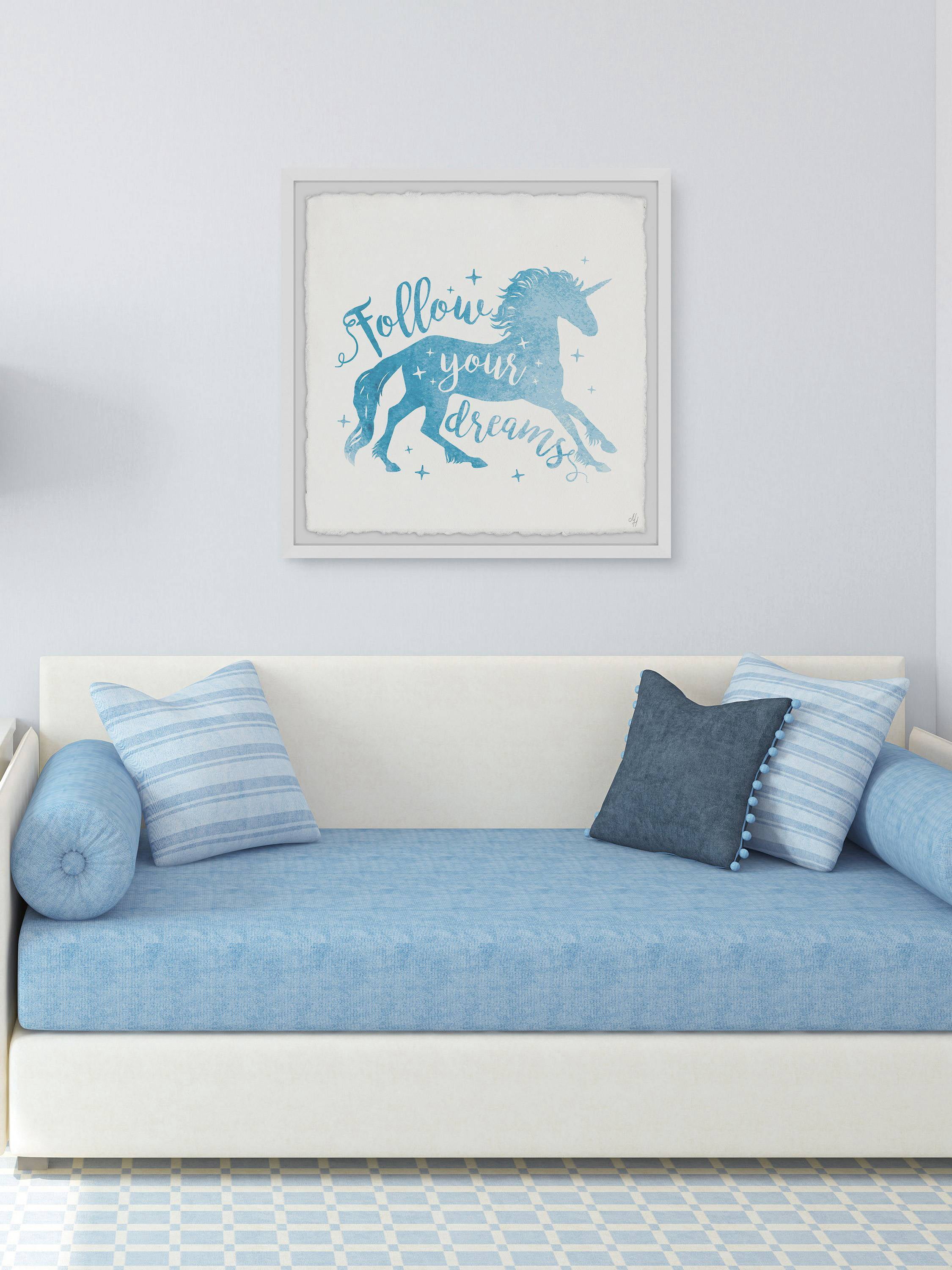 Marmont Hill Follow Your Dreams Iii Framed Wall Art, 12.00" x 1.50"