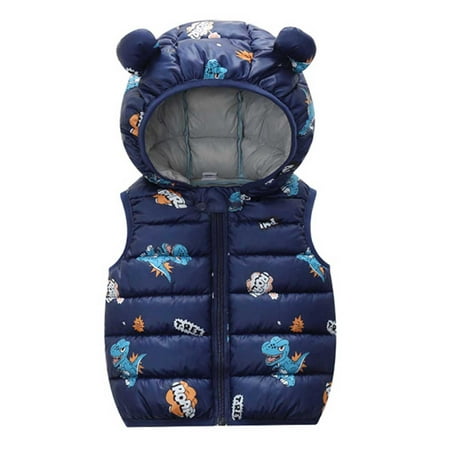 

Floleo Girls Kids Outfits Girls Warm Vest Winter Boys Thicken Waistcoat Kids Outerwear Vest Cotton Jackets