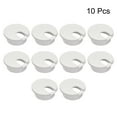 thumbnail image 4 of Uxcell 1-3/8 inch Cable Hole Cover Desk Grommet for Wire Organizer Plastic White 10 Pcs, 4 of 4
