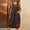 Coffee, variant on Jerdar Summer Dresses for Women 2026 Button Front Sleeveless Casual Midi Dress Beach Vacation Sundresses with Pockets S