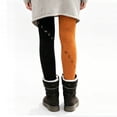 thumbnail image 4 of Halloween Leggings for Women Spooky Pumpkin Printed Tights High Waisted Soft Stretchy Yoga Pants Saffron,M, 4 of 6