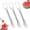 3Pcs, variant on 2-in-1 Stainless Steel Fruit Cutter - Dual Head Design for Fast Cube Cutting & Direct Serving, Ideal for Watermelon, Mango, and Soft Fruits
