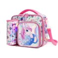 thumbnail image 1 of Lunch Bag for Kids, Insulated Tote Bag Lunch Container for Children, School Backpack Snack Carrier, Square Lunch Box, 1 of 5
