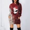thumbnail image 2 of Futezty Hoodies Halloween Sweatshirt For Women Funny Letter Printed Graphic Season Pullover Tops, 2 of 5