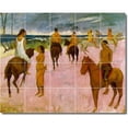 thumbnail image 1 of Ceramic Tile Mural-Paul Gauguin Horses Shower Tile Mural 29. 21.25" w x 17" h using (20) 4.25 x 4.25 ceramic tiles, 1 of 3