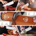 thumbnail image 4 of Rolling Knife Sharpener with Diamond & Ceramic Discs – 15° & 20° Strong Magnetic Angle &, Leather Strop, Finger Guard – Professional Manual Knife Sharpening Kit for Kitchen & Chef Knives., 4 of 9