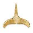 thumbnail image 4 of FJC Finejewelers 10 kt Yellow Gold 3-D Polished/Textured Whale Tail Charm 24 x 25 mm, 4 of 7