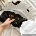 thumbnail image 4 of King Size Fitted Sheet Set - Vintage Halloween 3 Piece Bedding Sets 16" Deep Pocket Fitted Sheet with 2 Pillowcases, Skull Cat Cute Ghost Pumpkins Brushed Microfiber Hotel Luxury Bed Sheets, 4 of 9