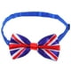 thumbnail image 1 of Pajarita novedosa para hombre, traje de moda con bandera del Reino Unido, pajarita grande, lazo patriótico, corbata para mujer (Reino Unido), 1 of 4