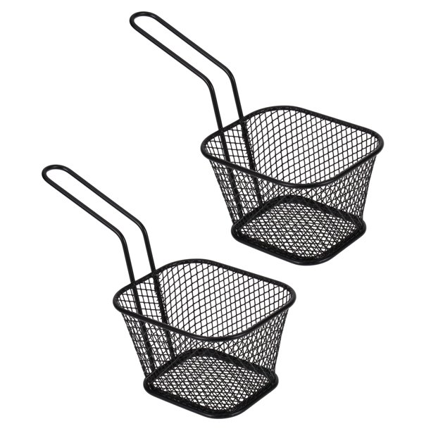 NUOLUX Basket Frying Basket Fried Fry Stainless Steel French Holder