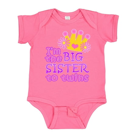 

Inktastic I m the Big Sister to Twins. Girls Baby Bodysuit