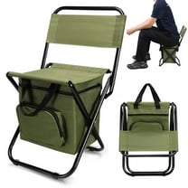 Portable Outdoor Folding Chair, 3-in-1 Leisure Chair Suitable for Camping Fishing