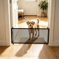 thumbnail image 2 of Dog Gate for Stairs,Mesh Pet Gate for Providing a Safe Enclosure,70.87x28.35" Portable Safety Fence Guard for Stairs and Doorways | 6 Hooks Design, 2 of 7