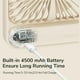 thumbnail image 2 of Desk Fan Battery Rechargeable, 4500mAh 180°Foldable Portable Personal Fan, 4 Speeds Adjustable Long Battery-life for Home Office Travel Outdoor Gifts for Women Men-Brown, 2 of 5