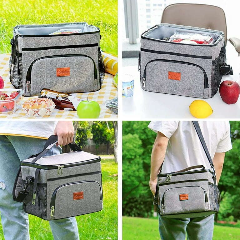 AstroAI 24 Can/15L Lunch Box Cooler Bag, for Picnic, School and