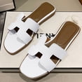 thumbnail image 3 of Hada para Mujer Ropa Abrigo Verano Zapatos Playa Versátiles Fondo Plano Un Piso Sandalias para Mujer (Blanco 38) [Tenga en Cuenta Al Realizar El Pedido Cámbielo Por Un Embalaje en PE], 3 of 7