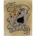 thumbnail image 2 of Kimberly, Allen 20x24 White Modern Wood Framed Museum Art Print Titled - Life is a Game, 2 of 4