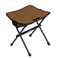 thumbnail image 3 of Taburete plegable para acampar, silla de pesca, asiento compacto para silla para pícnic, taburete plegable Marrón, 3 of 8