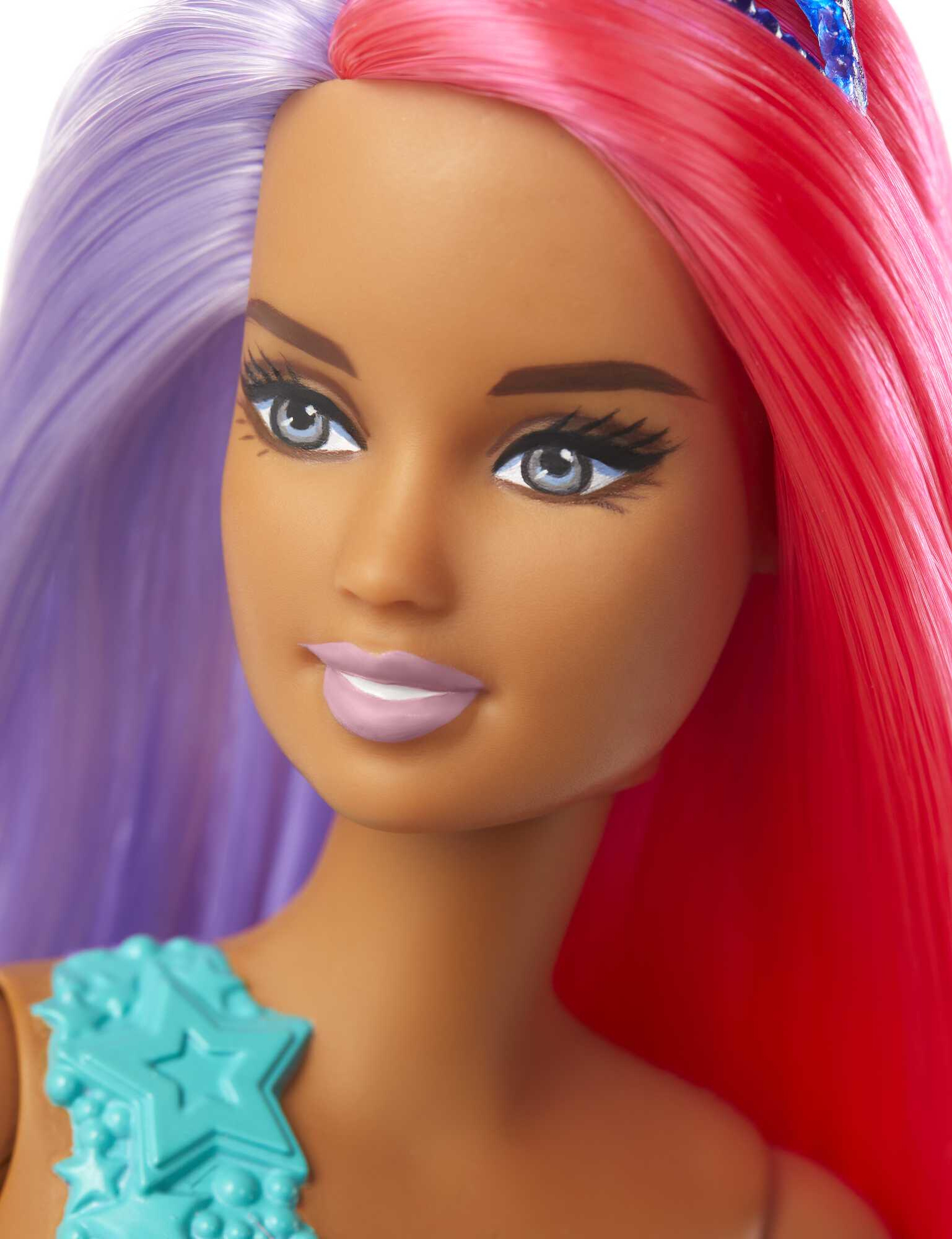 Barbie Dreamtopia Mermaid Doll, 12-inch, Pink and Purple Hair - image 3 of 6