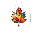thumbnail image 3 of JJKBVCLO Autumn Maple Leaf Acrylic Flat Home Wall Hanging Listing On Thanksgiving Day., 3 of 3