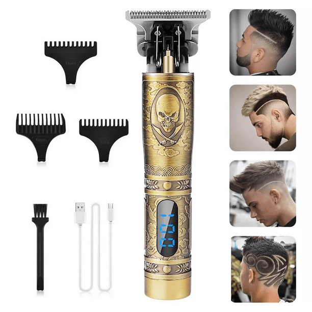 Hair Clippers for Men, CIICII Professional Hair Trimmer Zero Gapped TBlade Trimmer Cordless